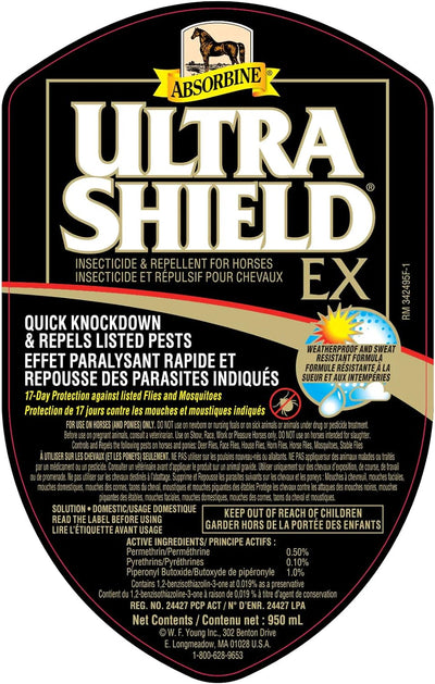 ABSORBINE ULTRASHIELD EX SPRAY ANTI-MOUCHES, 950 ML