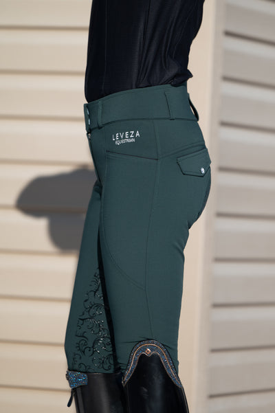 Dalhousie Full Seat Summer Breeches - Green