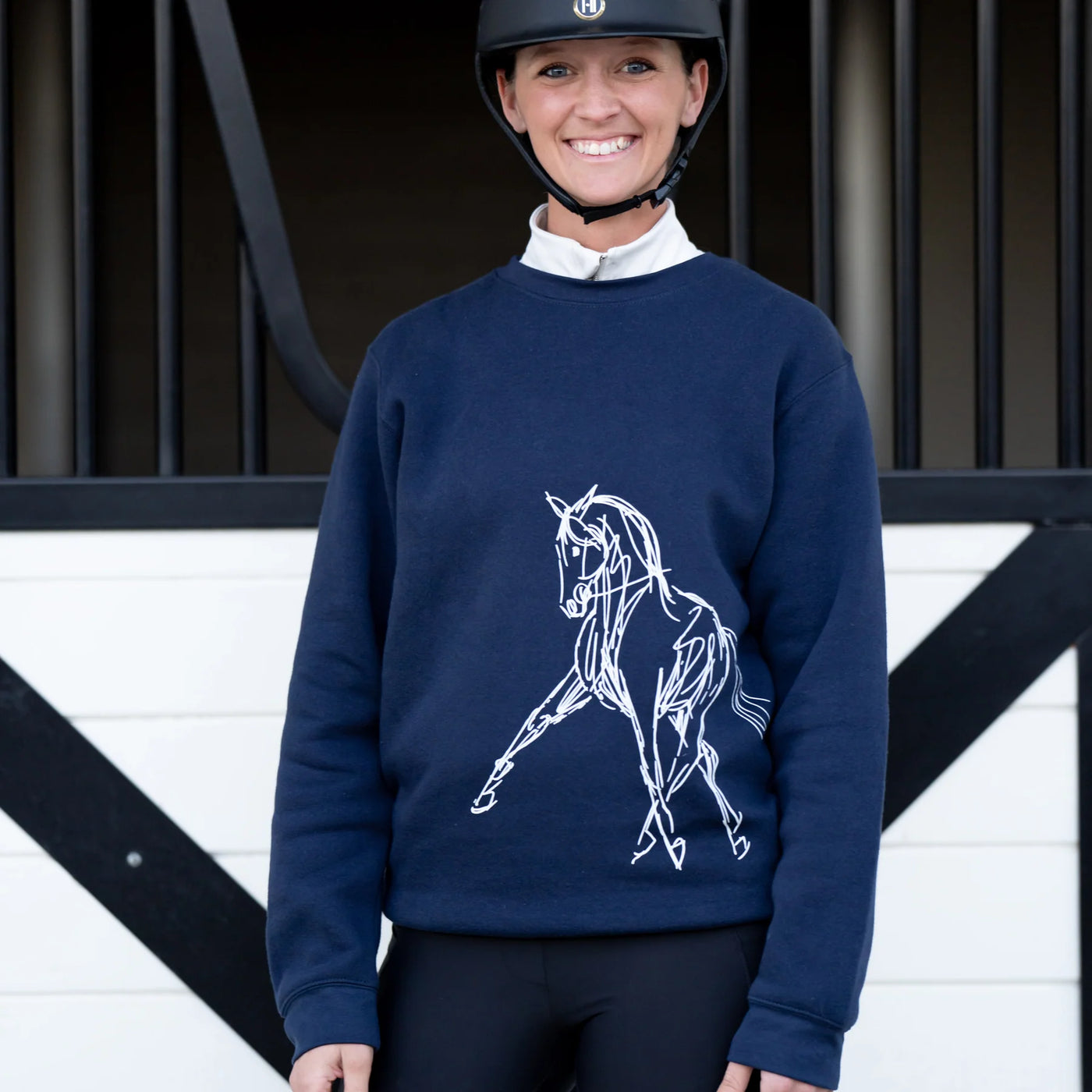 SWEAT-SHIRT DRESSAGE CROQUIS 