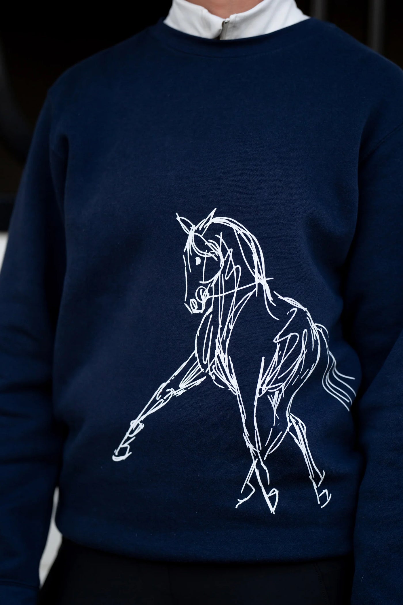 SWEAT-SHIRT DRESSAGE CROQUIS 