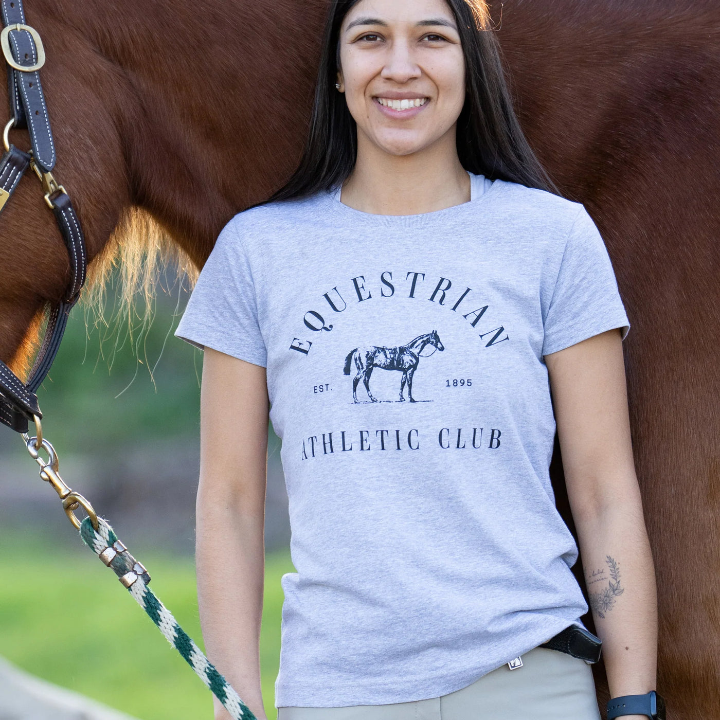 T-SHIRT CLUB D'ATHLÉTISME ÉQUESTRE