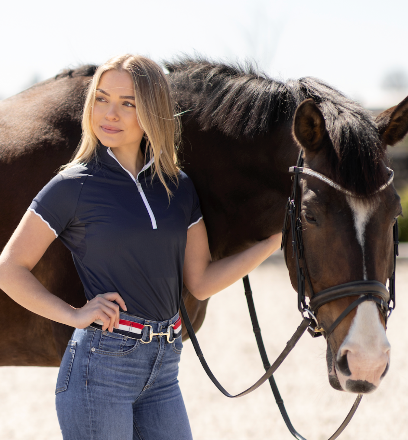 Chemise The Barn - manches courtes Marine 