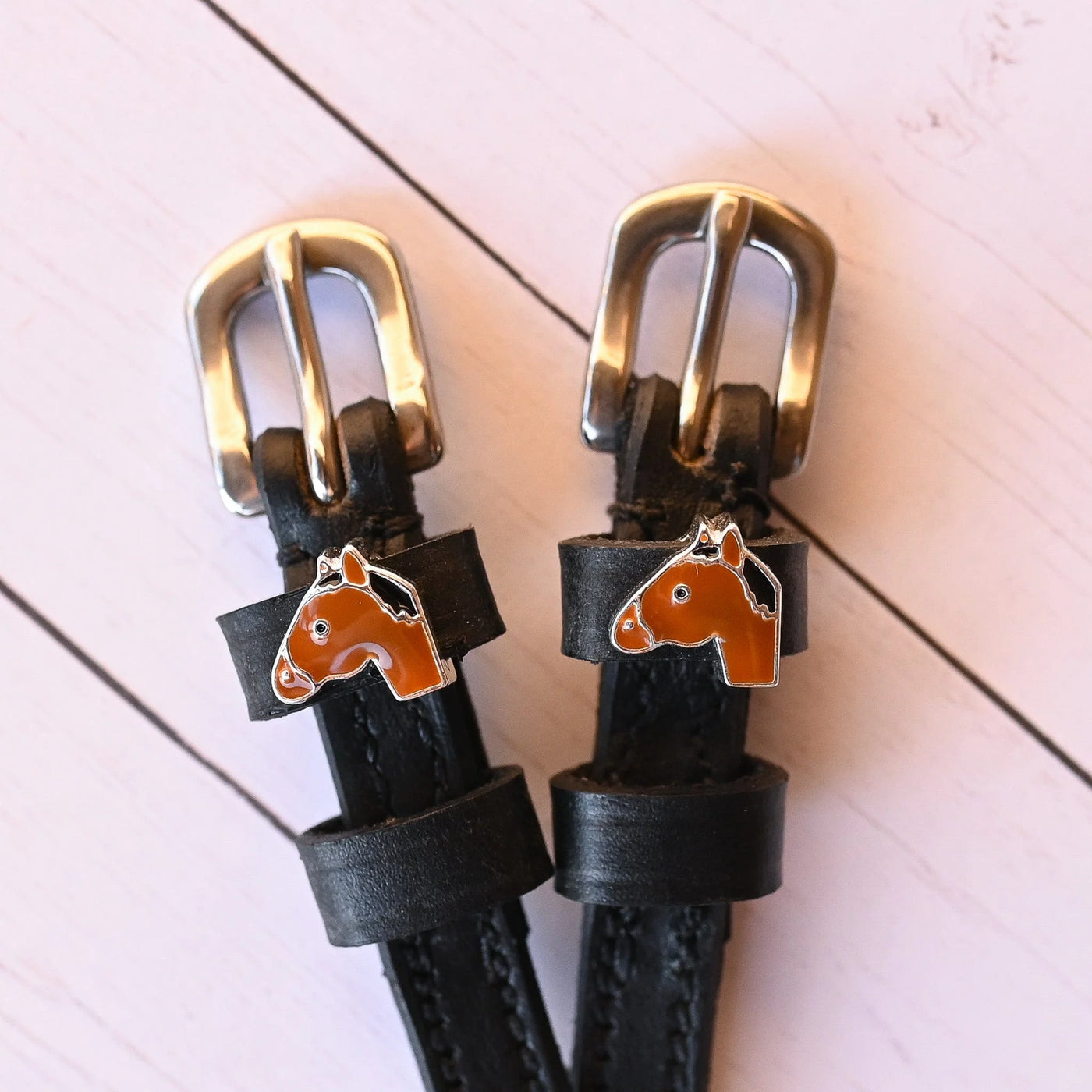 Bay Horse Spur Straps