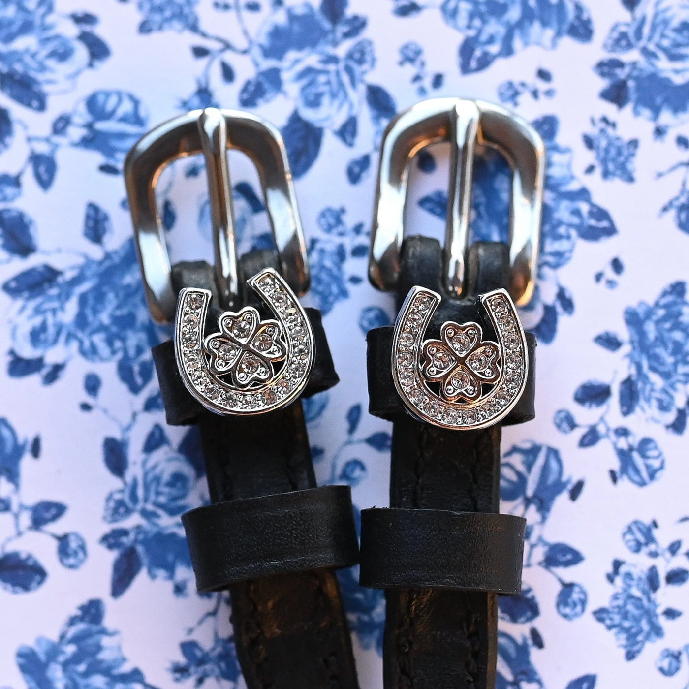 Horse Shoe Clover Spur Straps