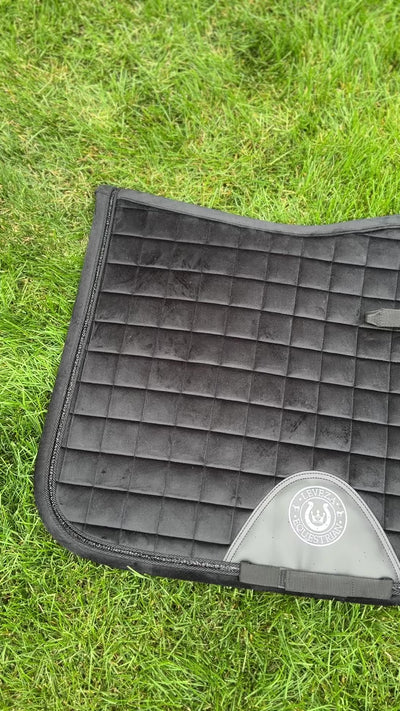 Black Velvet Dressage pad